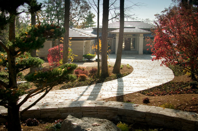 Reclaimed Granite Heated Driveway 