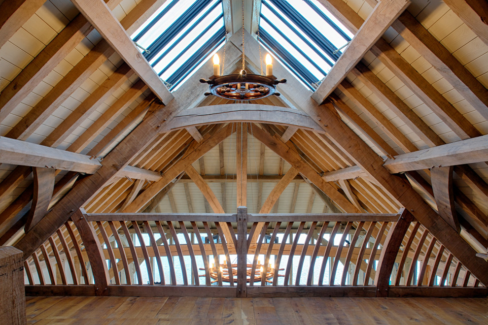 Green oak frame