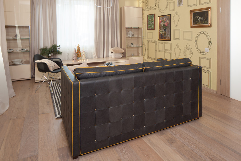 Гостиная на контрастах для программы "Фазенда" Первый Канал