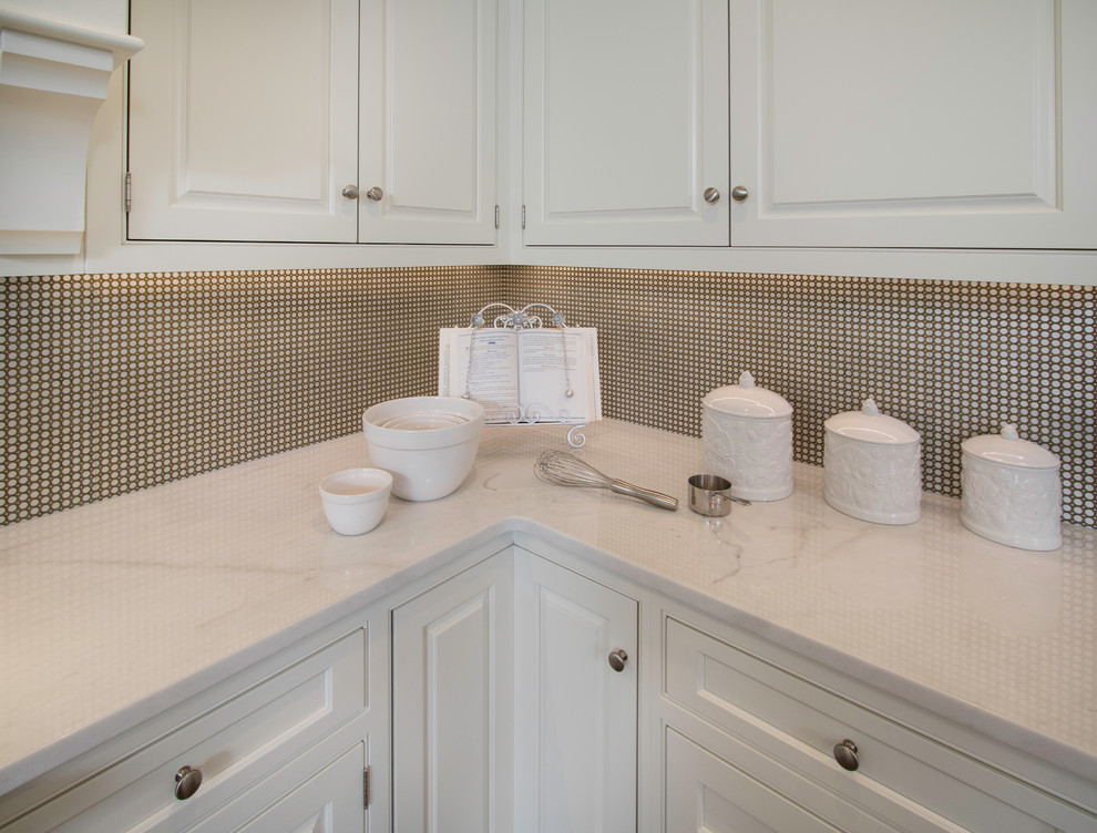 Inspiration for a transitional home design remodel in New York