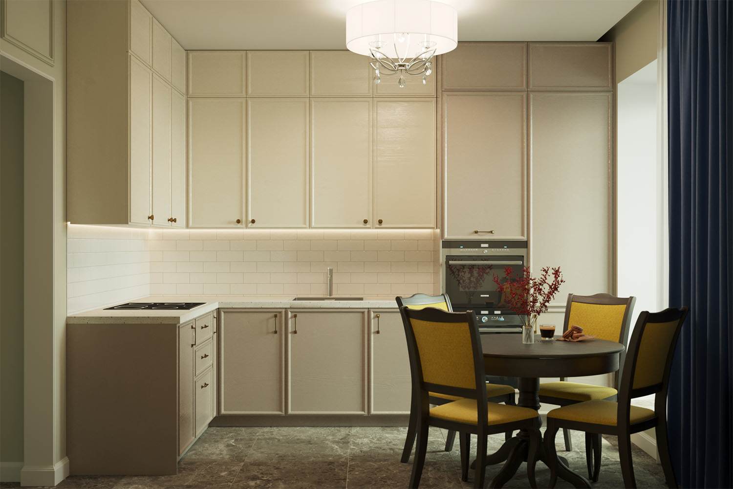 Жилая квартира, 3 комнаты, 75 кв.м.