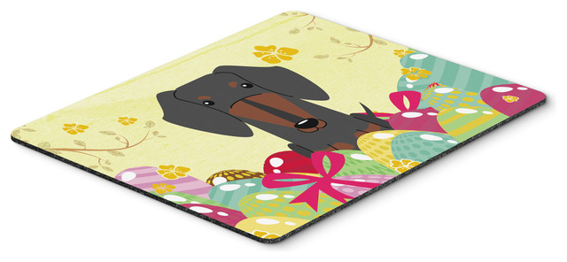 Hot Pad or Trivet Christmas Presents between Friends Poodle Black Mouse Pad