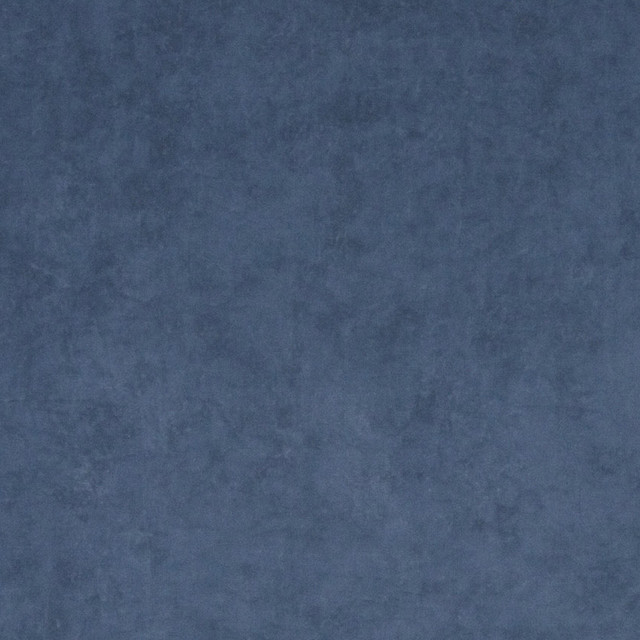 Blue Solid Microfiber Stain Resistant Upholstery Fabric By The Yard