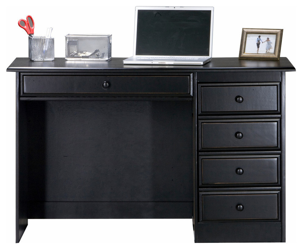 Eagle Furniture Coastal Single Pedestal Computer Desk