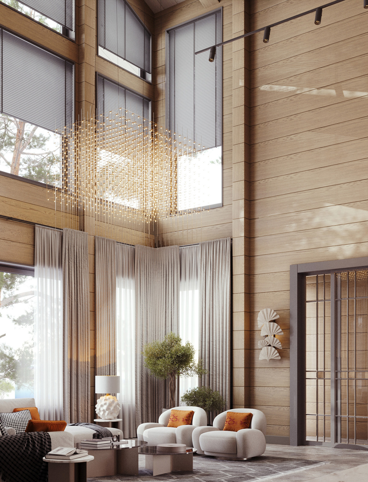 Интерьер загородного дома.