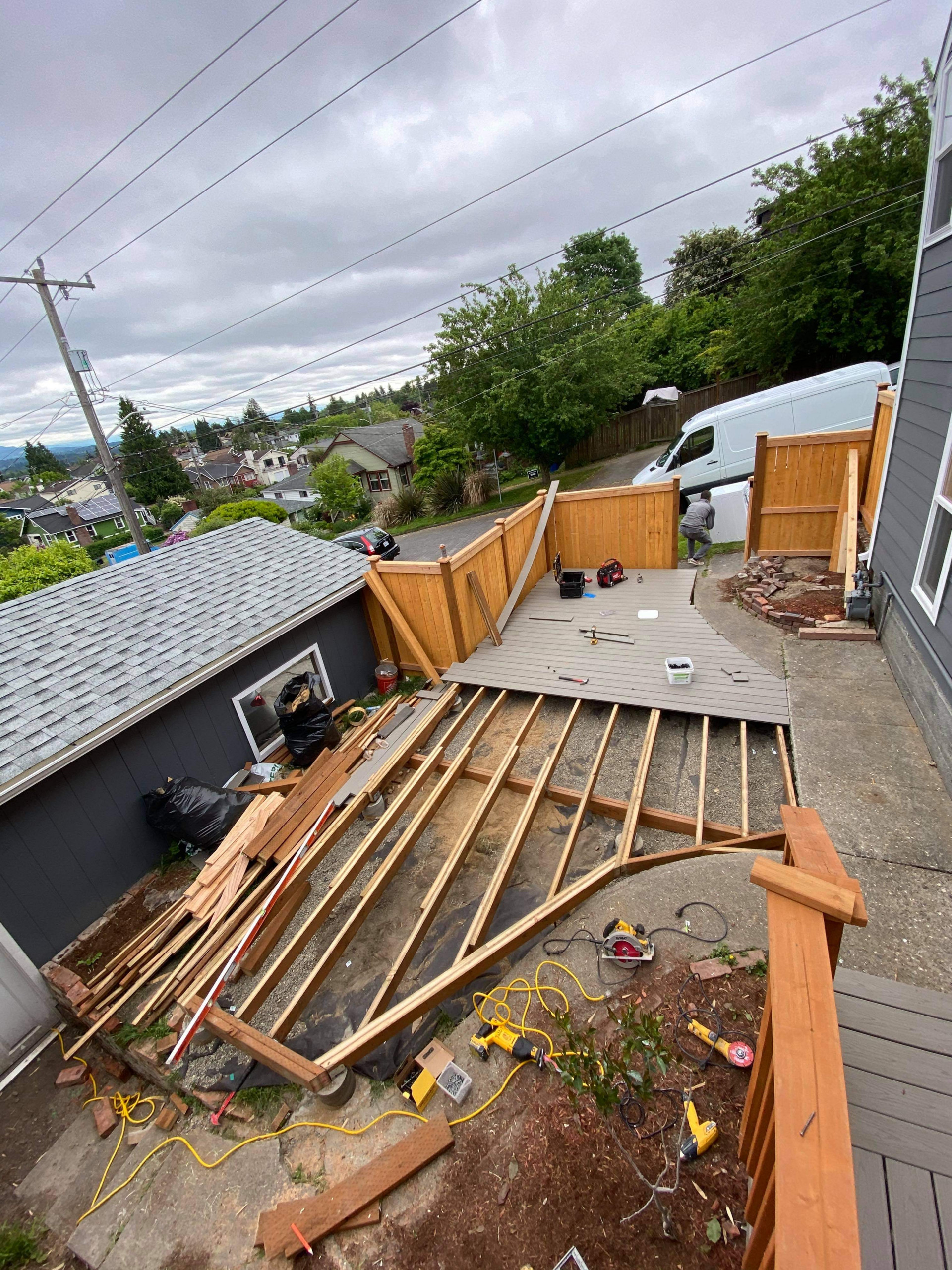 Seattle Fence, Deck, & Porch Build