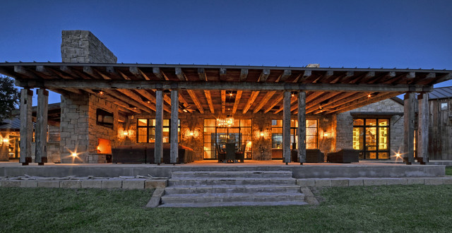 Llano Ranch Rustic Porch Austin By Cornerstone Architects 0191