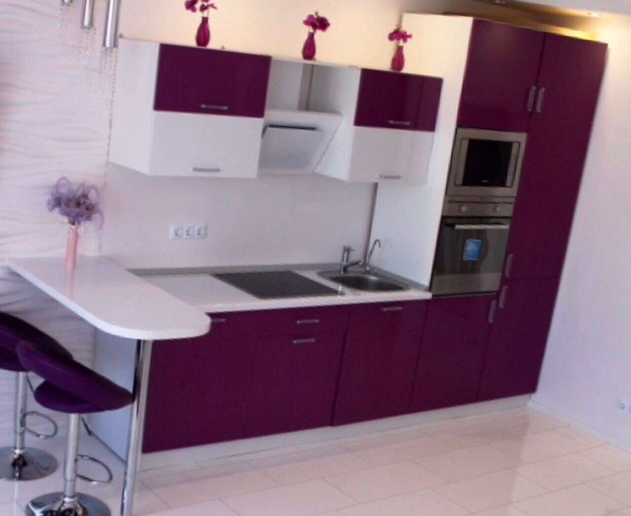 Кухня с фасадами мдф пленка МДФ