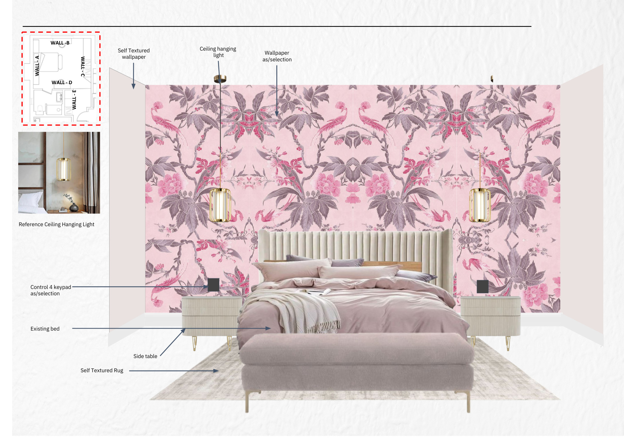 Modern Girls Bedroom Makeover in Tooting