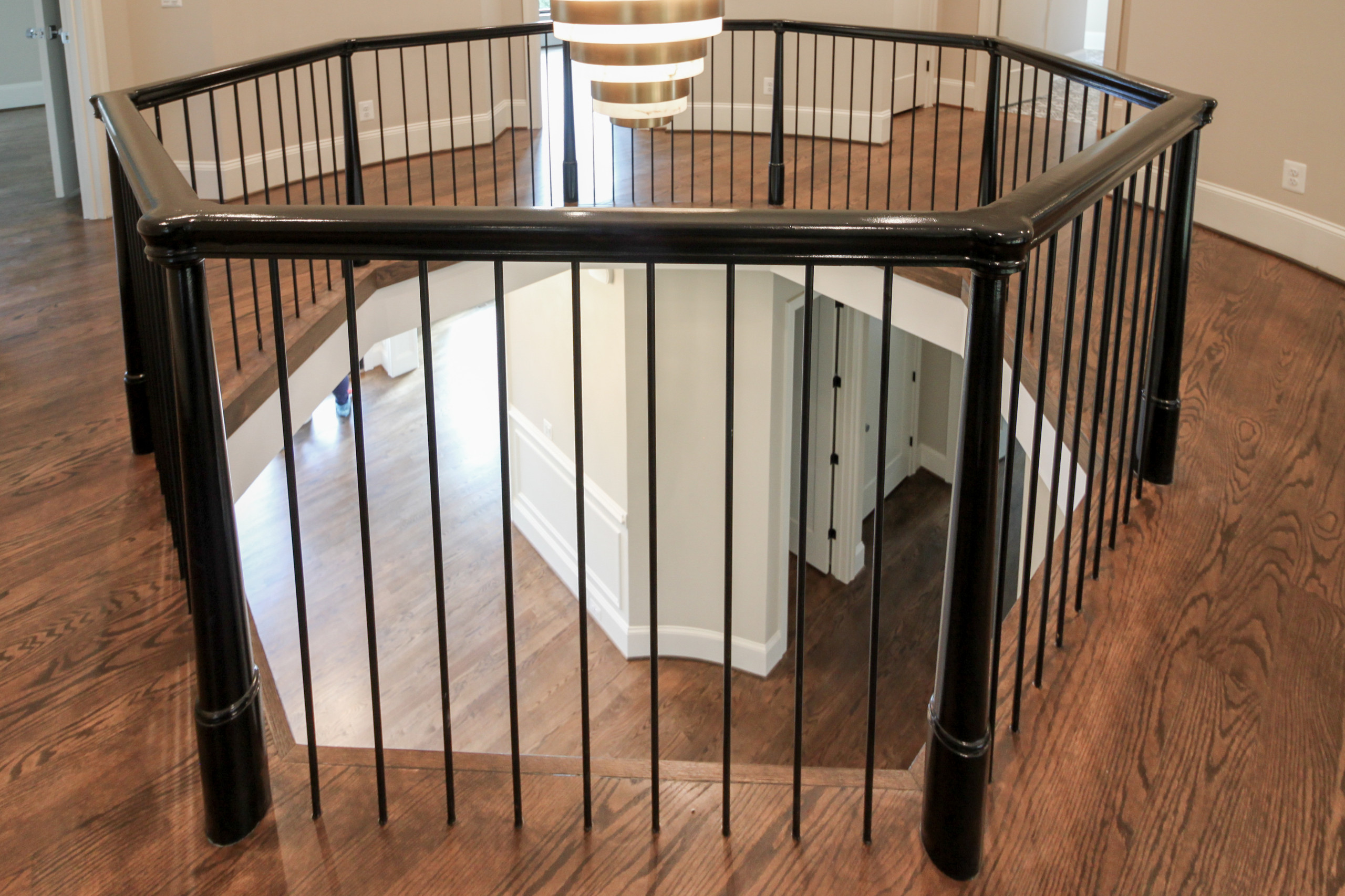 89_Eclectic and Edguy Staircase in French Contemporary Residence, McLean VA 2210