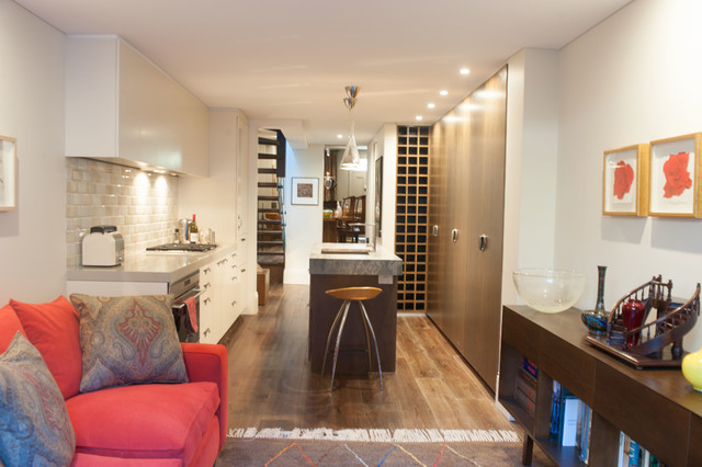Galley contemporary-kitchen