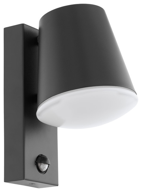 Caldiero Anthracite Outdoor Wall Light With Motion Sensor