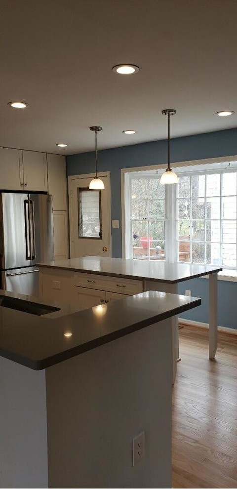 Inspiration for a transitional home design remodel in DC Metro