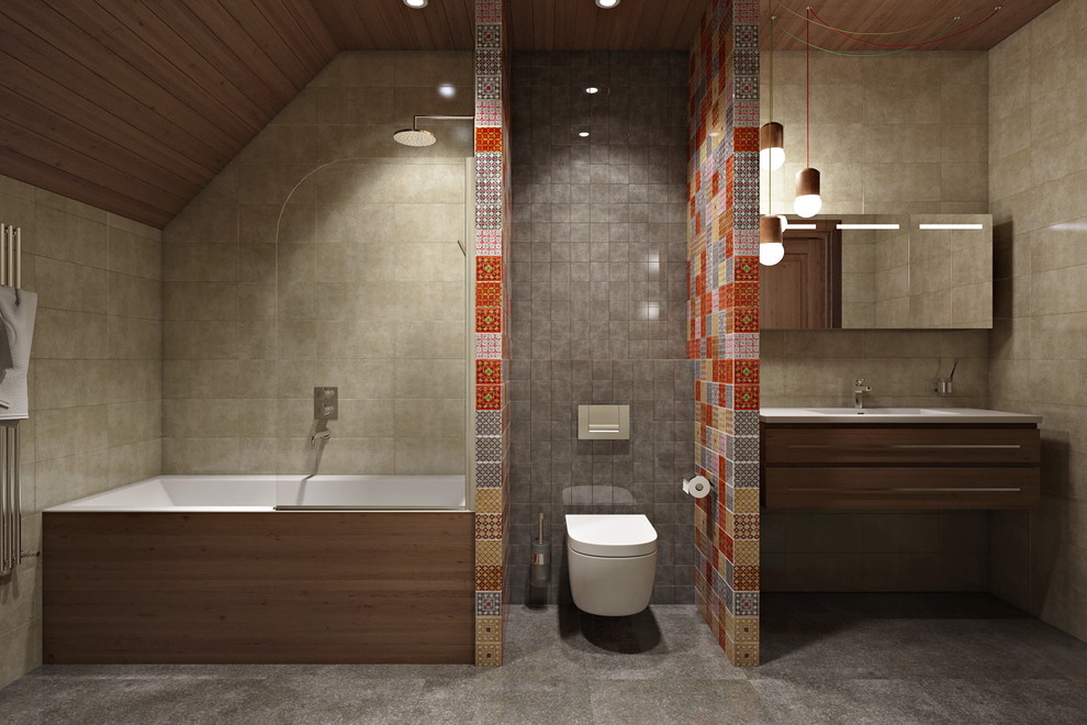 Дизайн интерьера загородного дома в КП "Витязь"