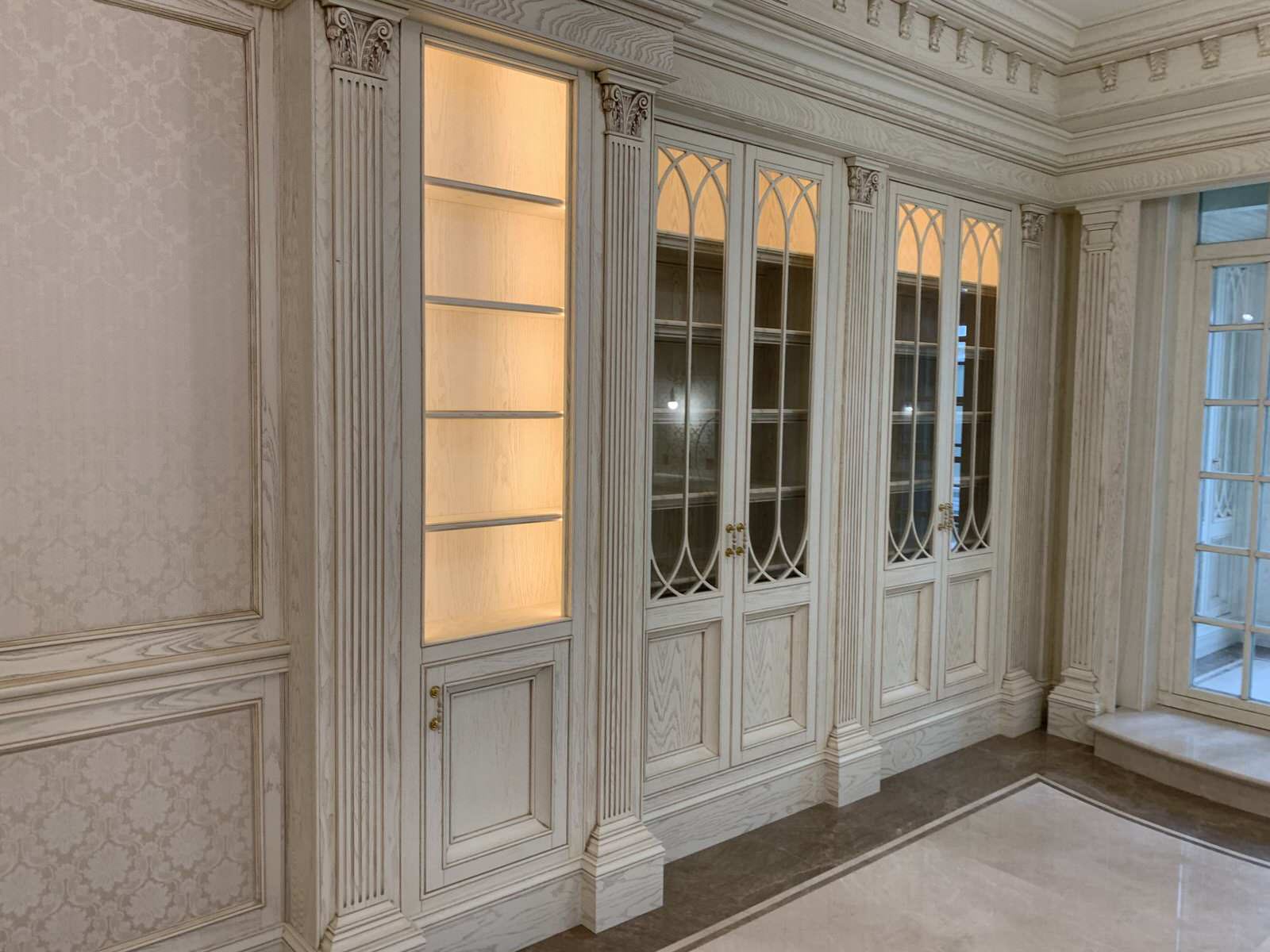 Деревянный интерьер квартиры