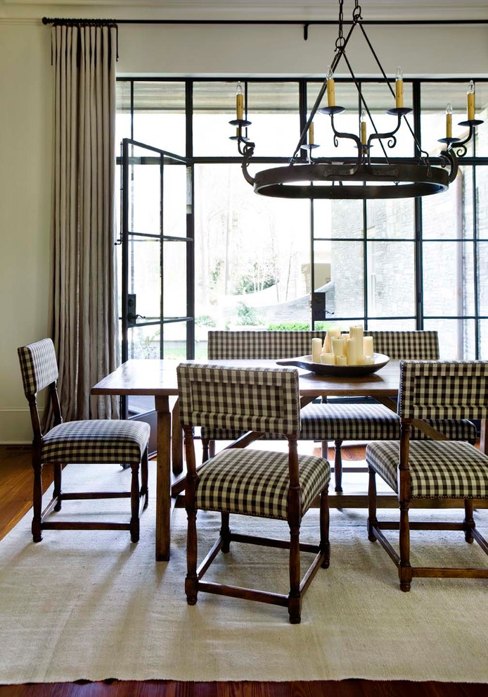 Inspiration for a dining room in Atlanta.