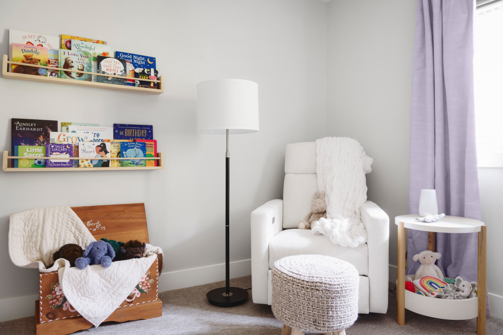 Пример оригинального дизайна: комната для малыша в стиле модернизм