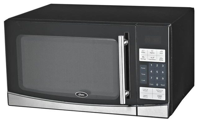 Oster 1.1-Cubic foot Digital Microwave Oven in Black