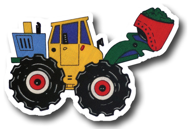 Dump Truck Front Loader Wooden Drawer Pull