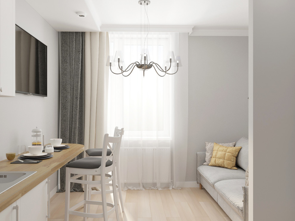 Студия в скандинавском настроении