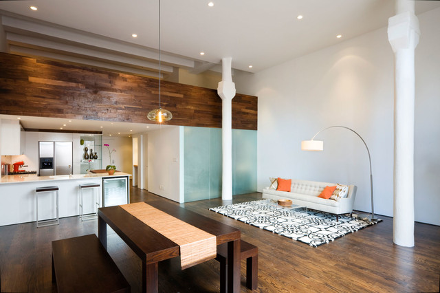 SoHo Duplex industriel-salon
