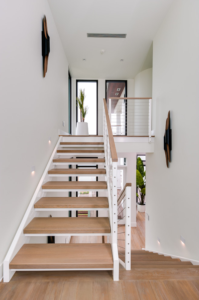 Modern staircase in Wilmington.