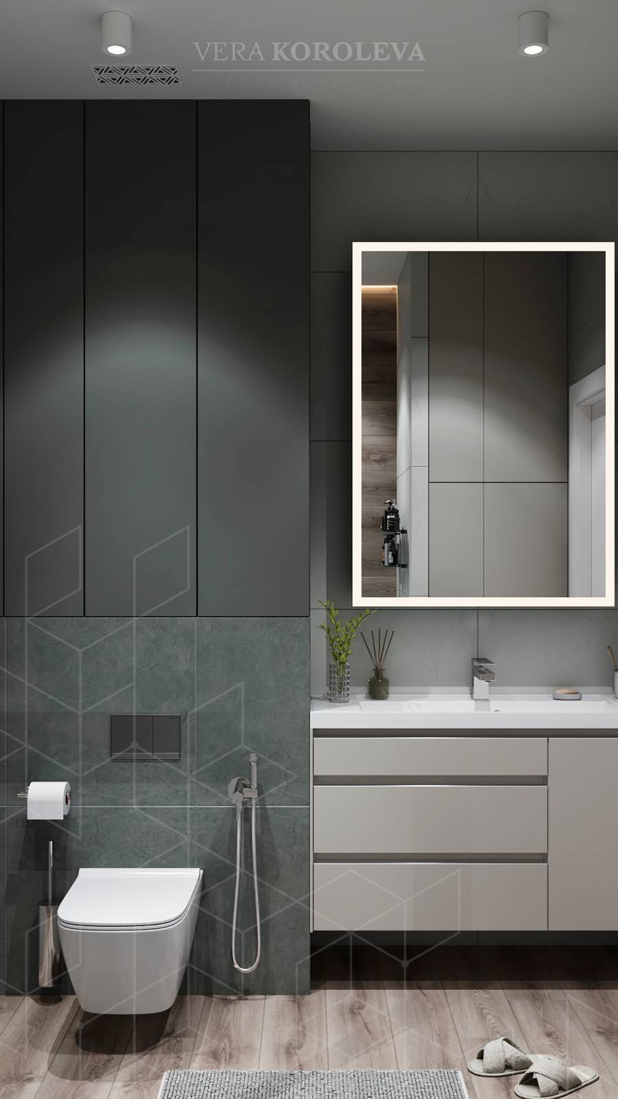 Дизайн-проект двухкомнатной квартиры в современном стиле