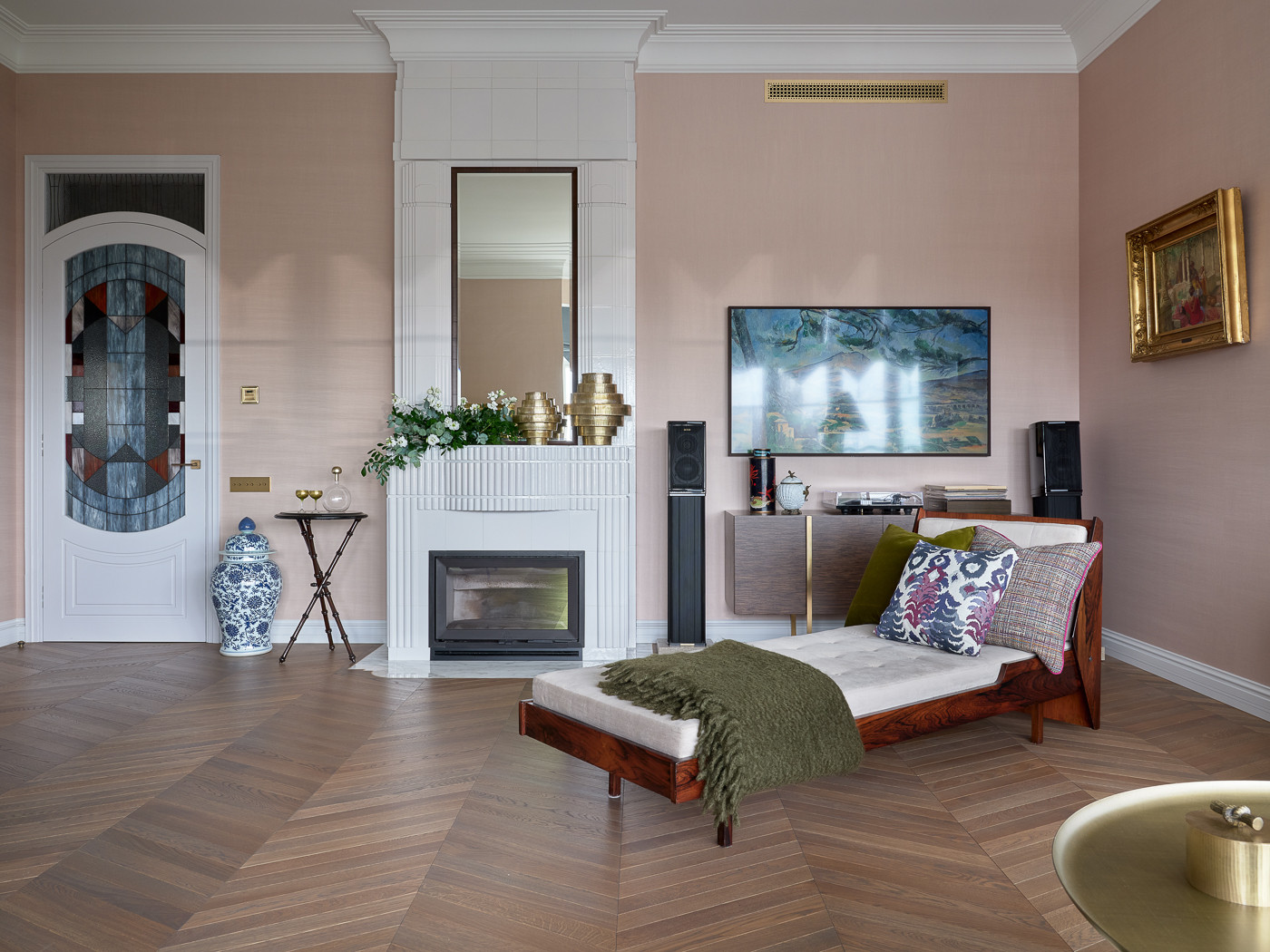 По следам Шехтеля, дизайн квартиры 223м