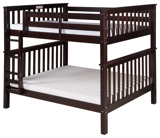 Santa Fe Mission Tall Bunk Bed Full Over Attached Ladder Santa Fe Mission Tall Bunk Bed Full Over Attached Ladder Contemporary Beds By Camaflexi