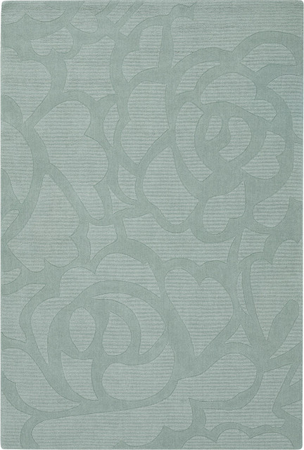 Jaipur Transitional Area Rug, Blue, 7'x10'