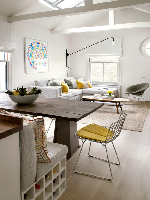 Putney, Loft Conversion contemporary-dining-room