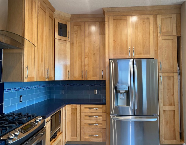 Oakland Hills Blue Kitchen