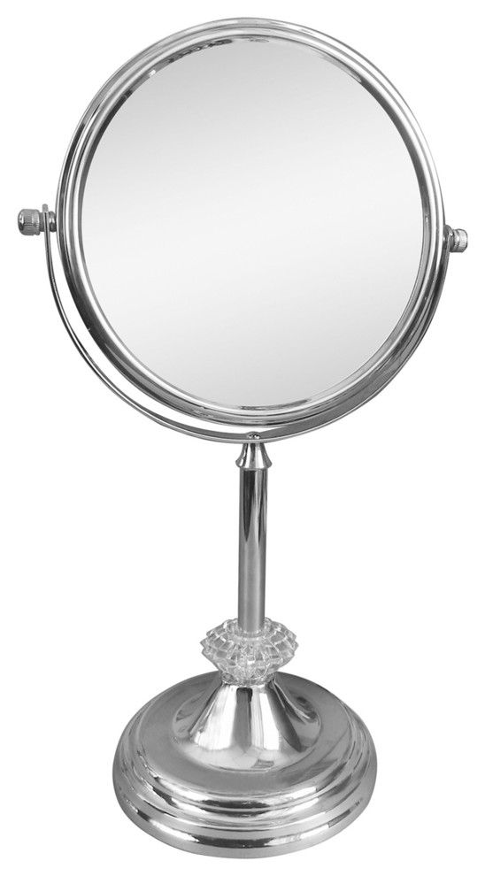 Elegant Home Fashions Freestanding Sunburst Makeup Mirror In Freestanding Sunburst Makeup Mirror