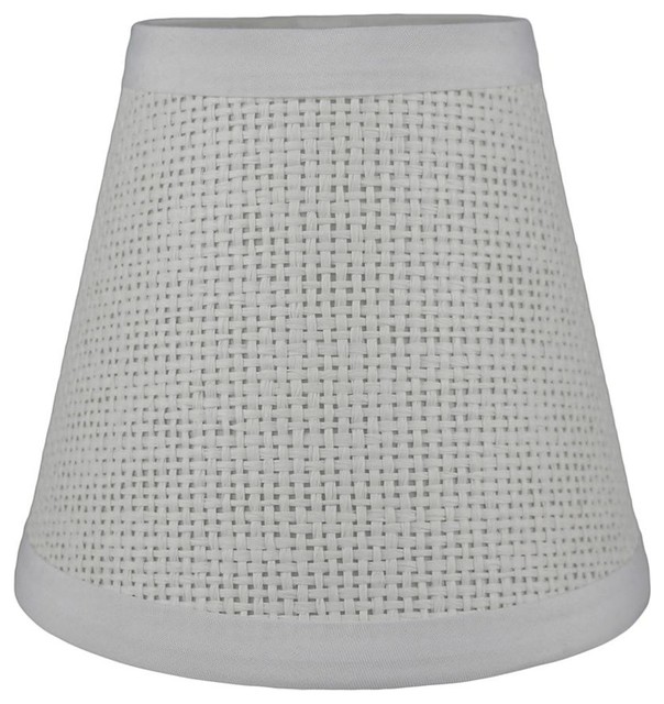Woven Paper Chandelier Shade, 3x5x4.5", Single Transitional