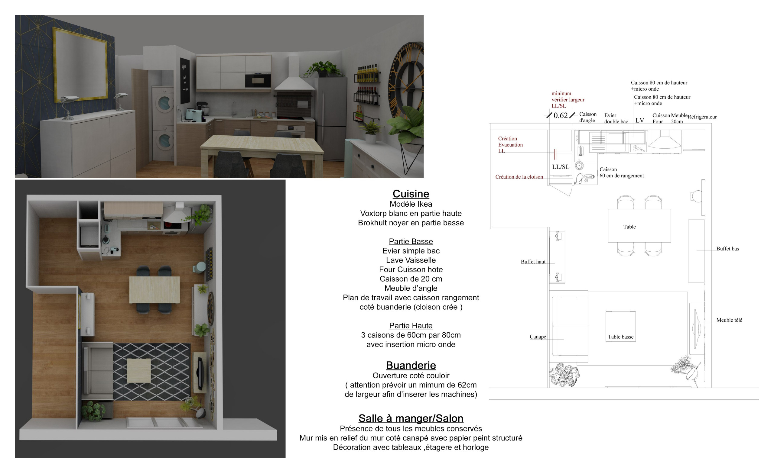 Projet V | Aménagement d'une pièce à vivre