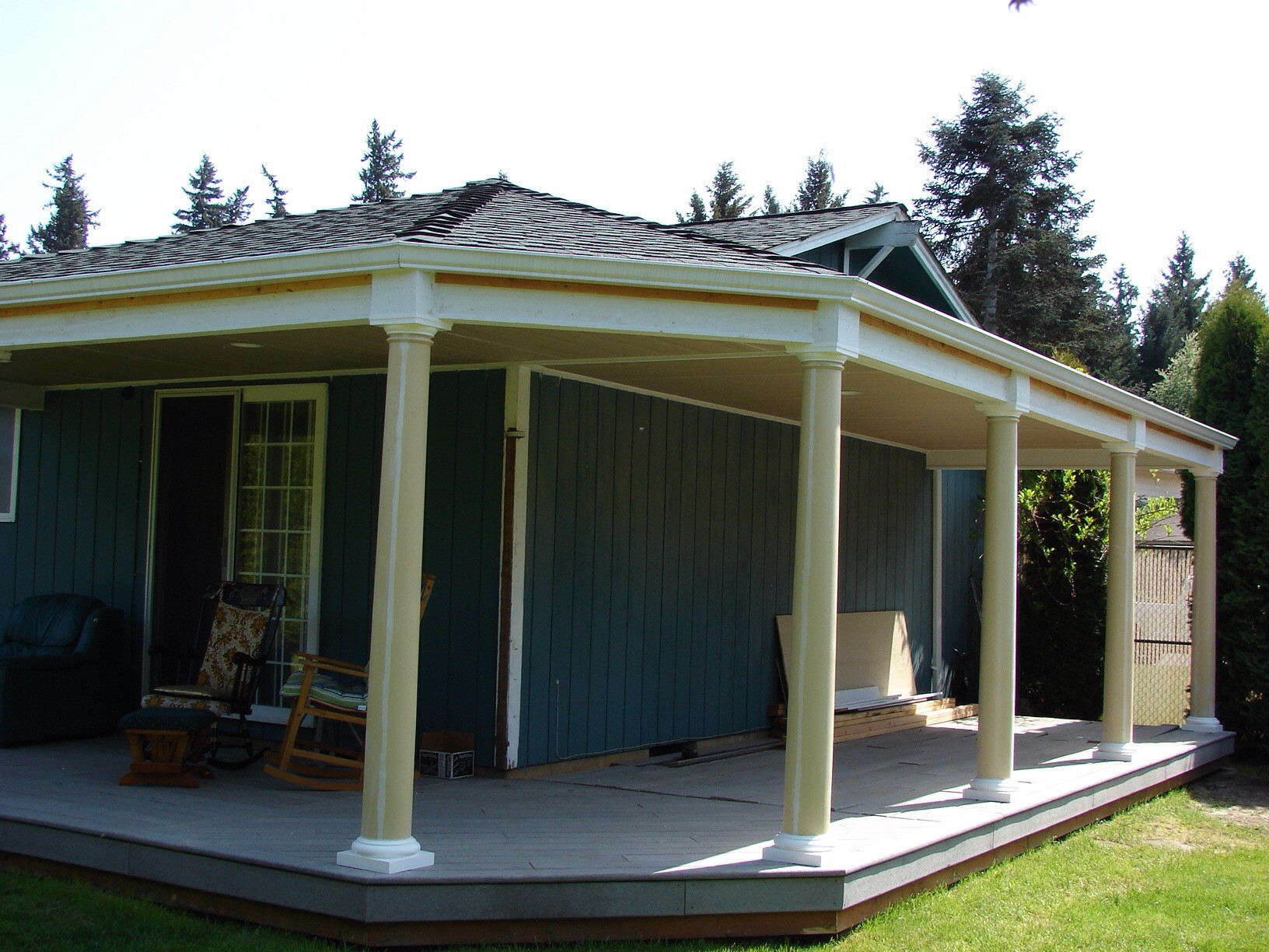 outdoor living space