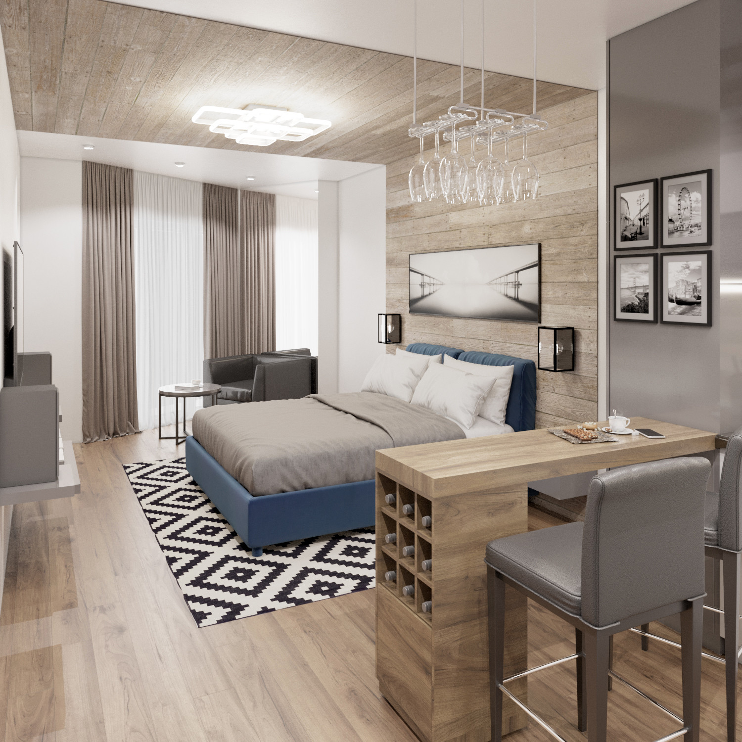 Interior Design in minimalistic style