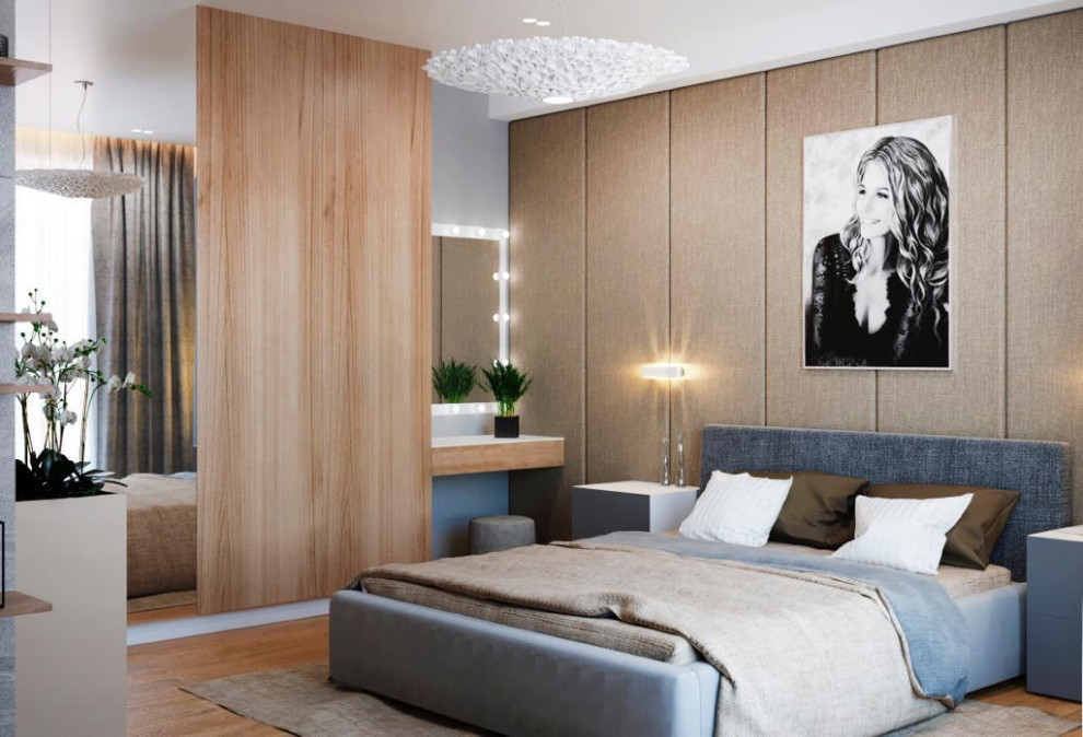 Дизайн проект квартиры в стиле "Минимализм" общей площадью 110 кв.м.