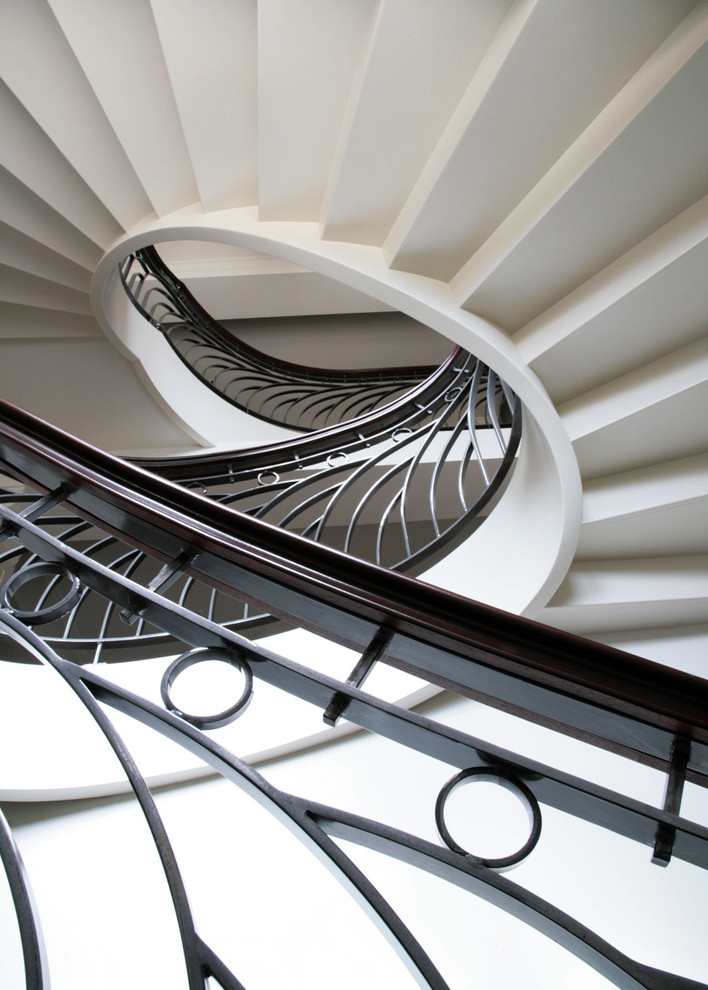 This is an example of a classic staircase in Buckinghamshire.