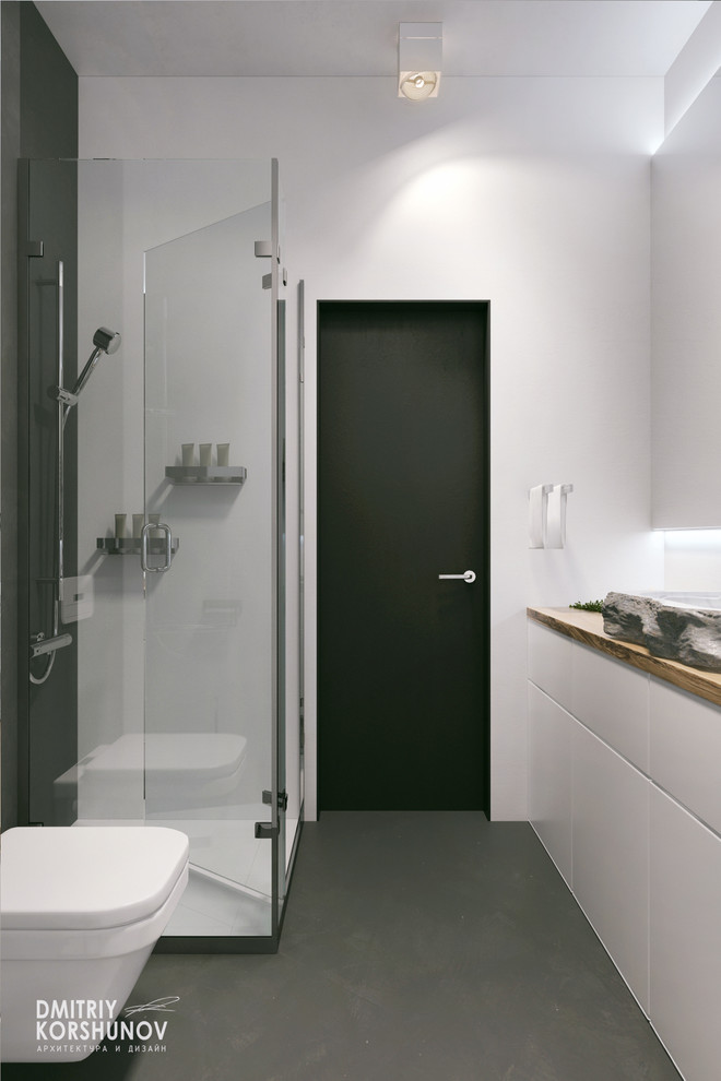 Свежая идея для дизайна: ванная комната в стиле лофт - отличное фото интерьера