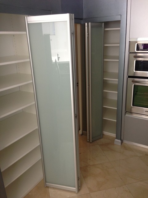 Bi Fold Doors Contemporary Closet Miami By Metro Renovation