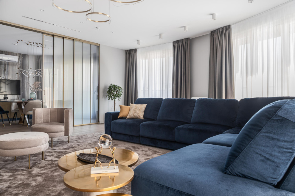 Ремонт в современном стиле в ЖК "Привилегия" — 198 м2