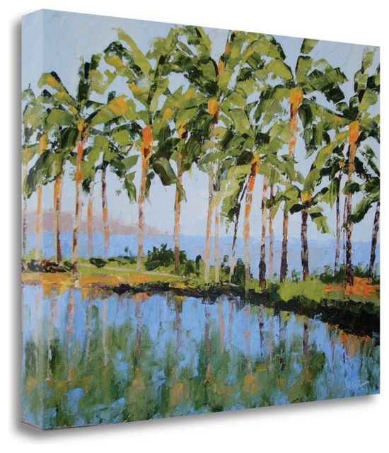 "The View At Humu" By Leslie Seata, Giclee Print On Gallery Wrap Canvas