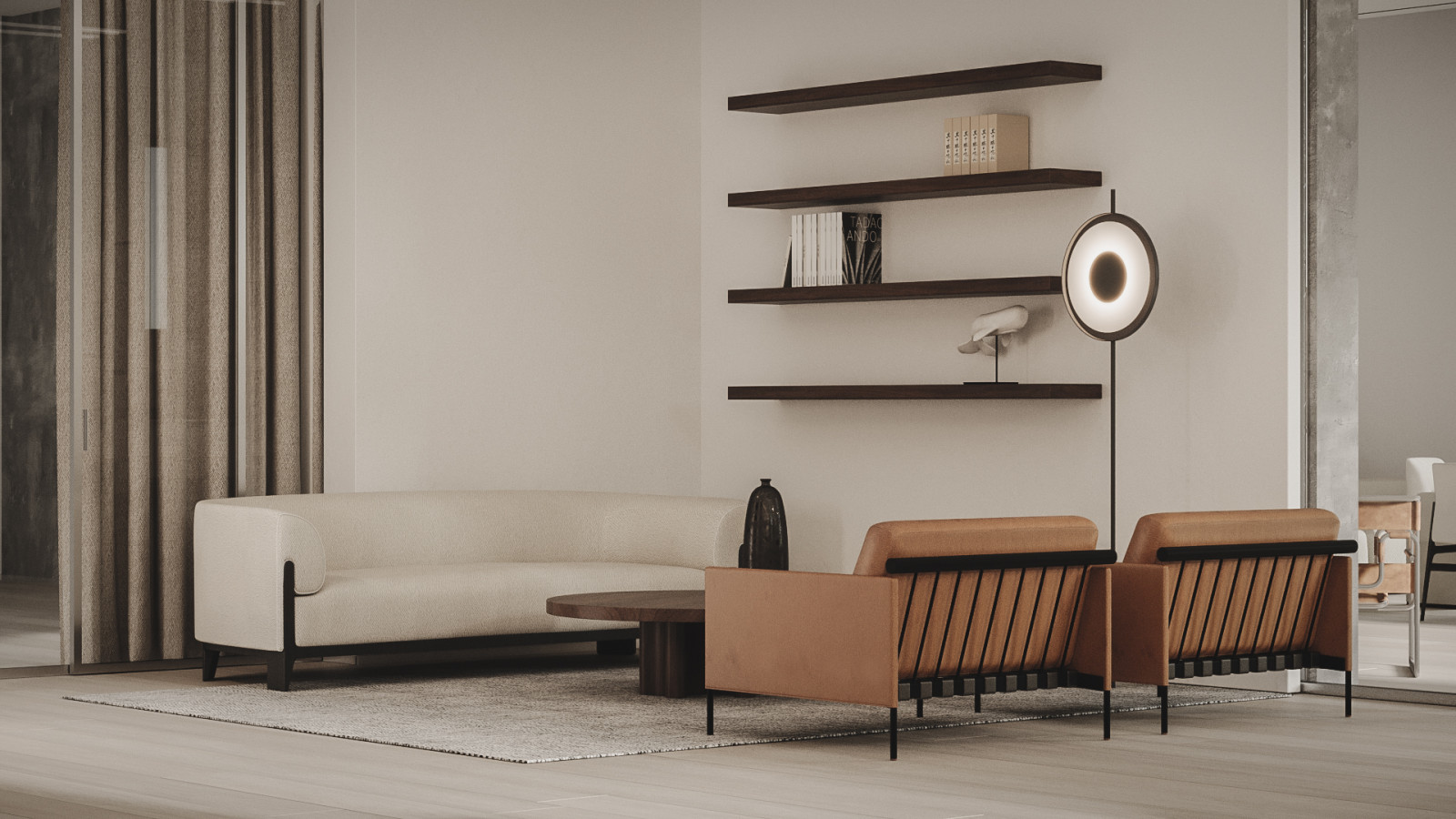 The Whale – Minimalist modern hall