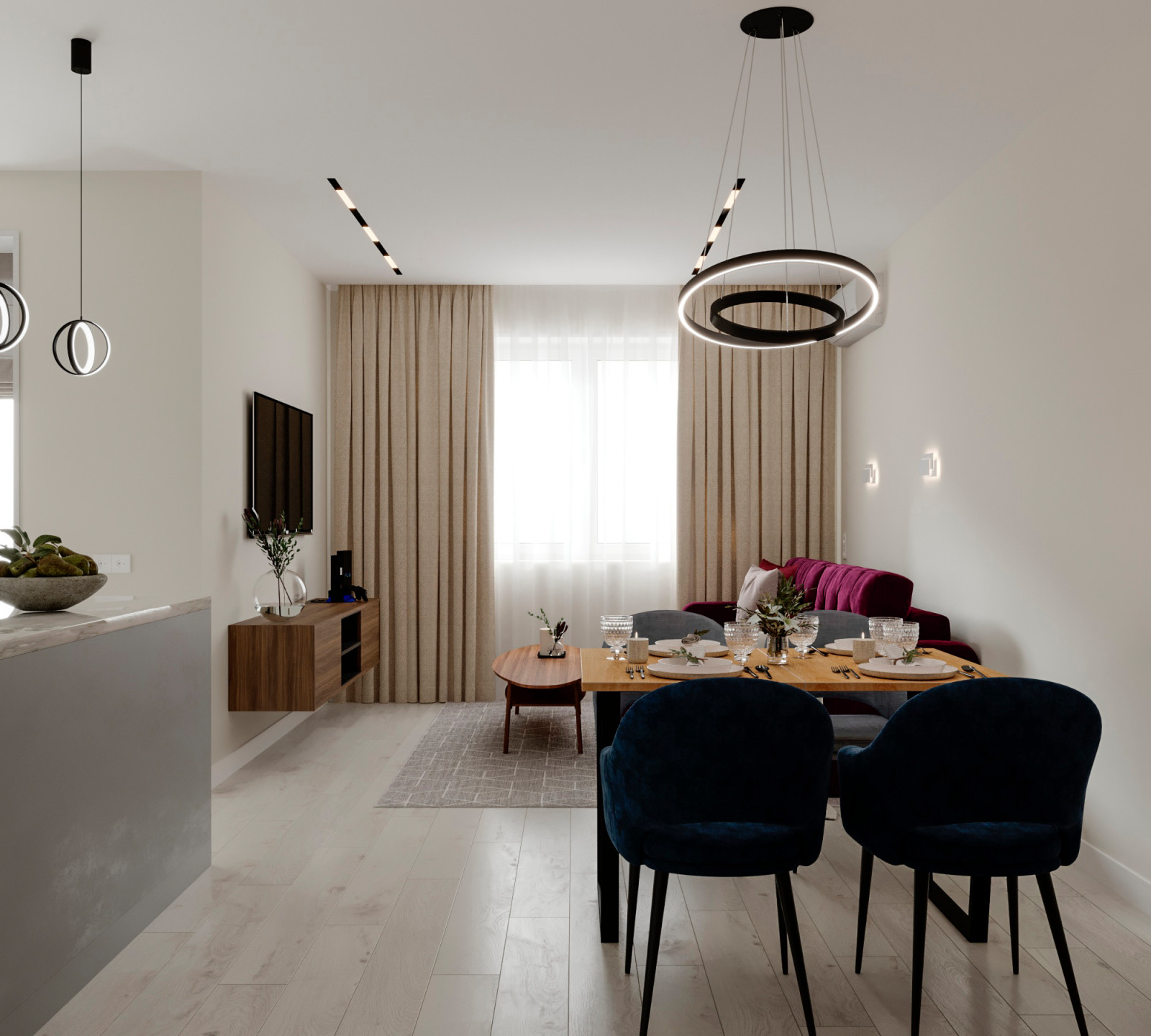 Четырехкомнатная квартира в Мегаполисе