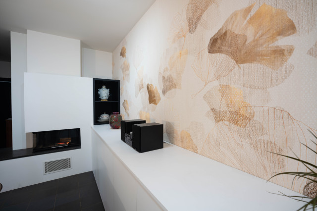 Camino e Ginko contemporary-vardagsrum