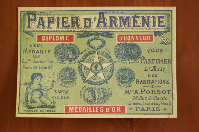Le papier d'Arménie, produit exclusivement made in France depuis