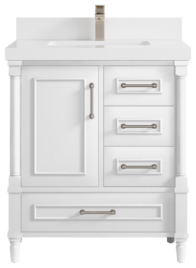 Aberdeen Bathroom Vanity Traditional Bathroom Vanities And Sink Consoles by Willow Bath