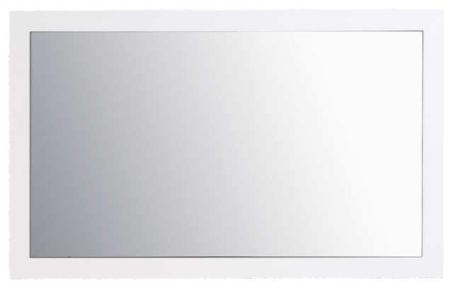Eviva Sun 48 White Wall Mirror Contemporary Bathroom Mirrors Eviva Sun 48 White Wall Mirror