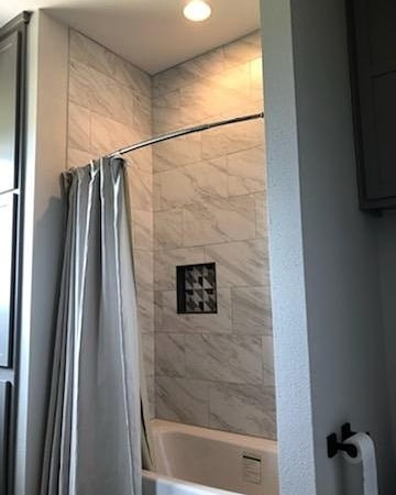 Bathroom Remodel with Custom Doors